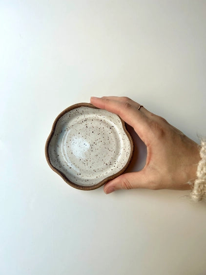 Handmade ceramic trinket dish for slow living and everyday rituals
